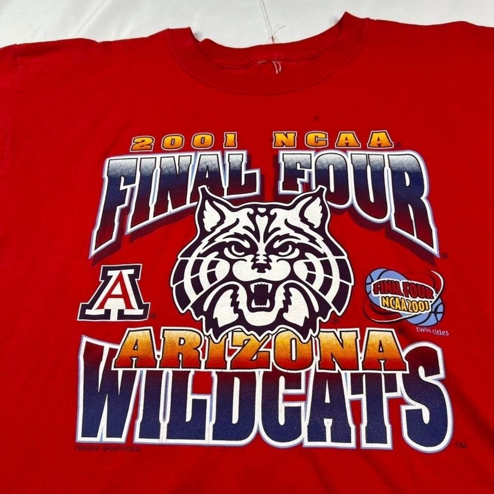 2001 University of Arizona Wildcats Final Four Championship T-shirt